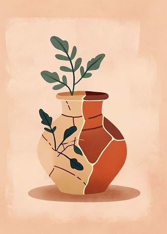 Shattered Terracotta Pot