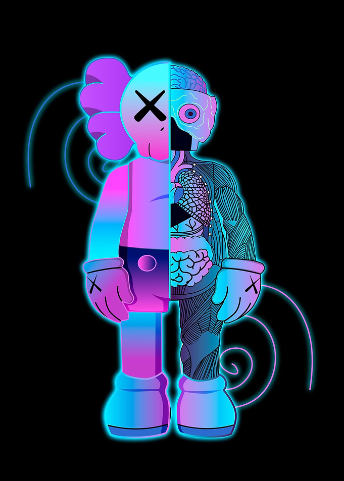 rgb kaws