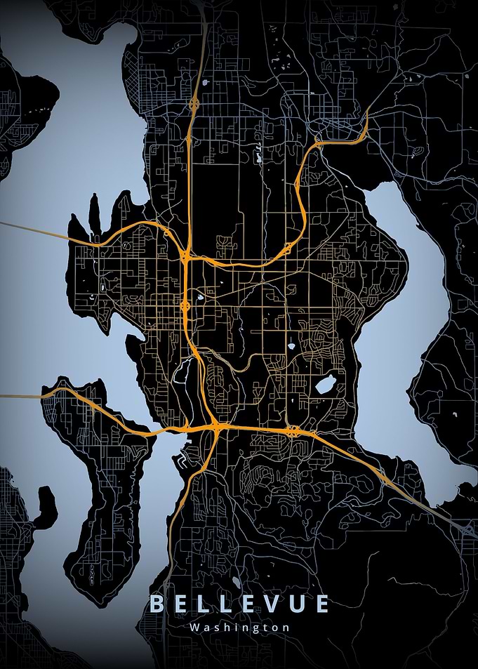 Bellevue Map