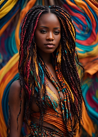 Colorful African