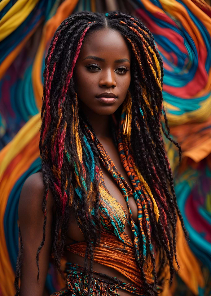 Colorful African