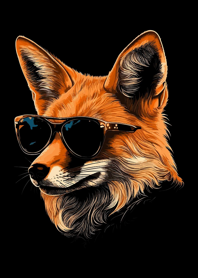 Fox Sunglasses Cool Dj