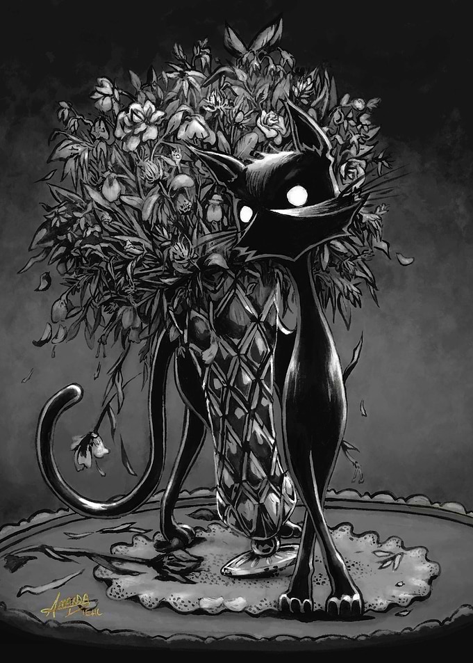 Boo Kitty and the Bouquet