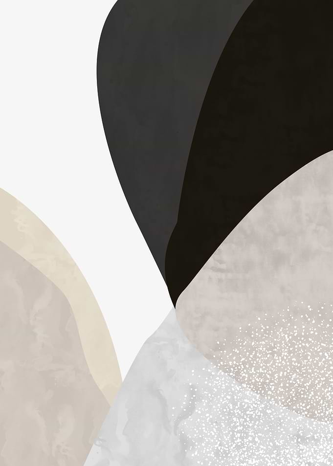 Minimalist Black Beige Art