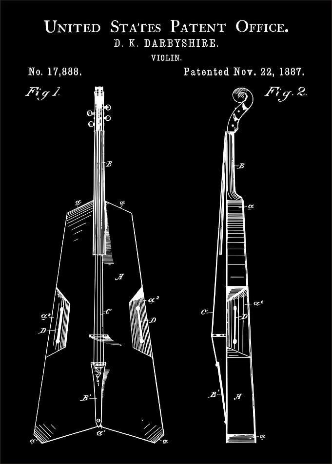 Vintage Violin Patent