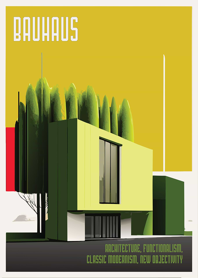 Bauhaus Modern Poster