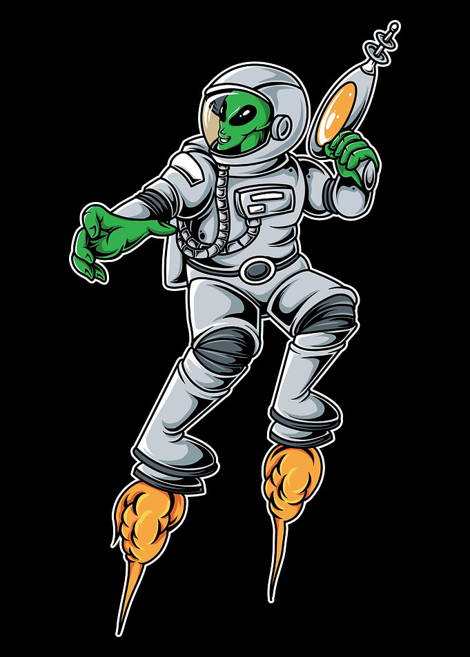 Astronaut Alien Space