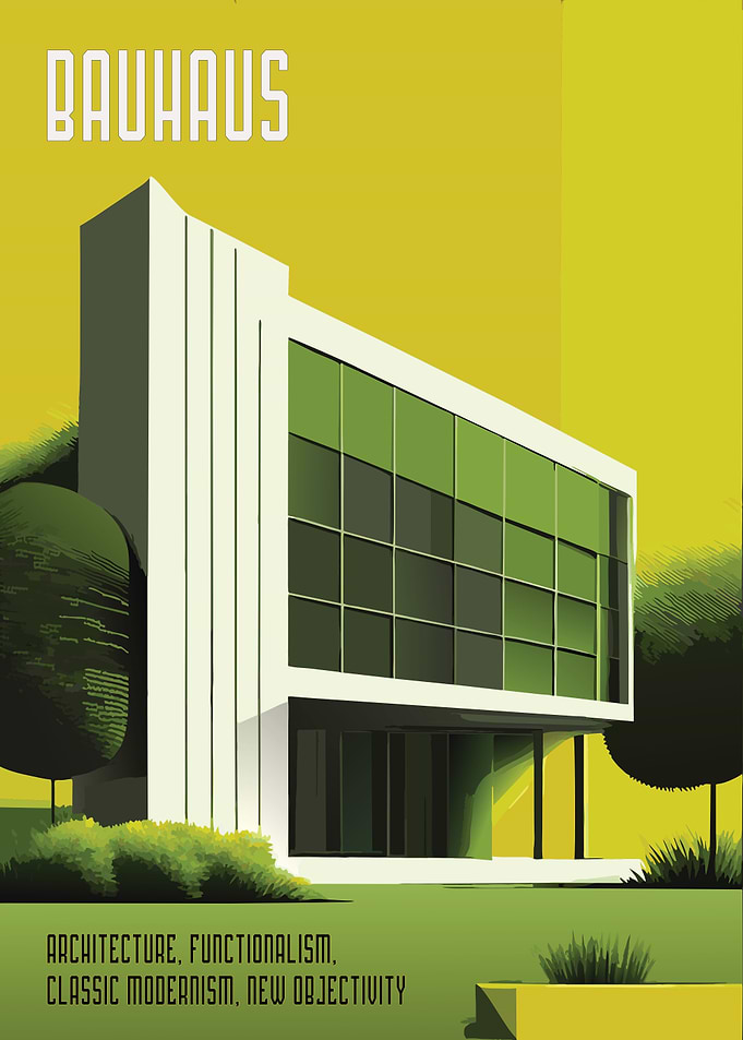 Bauhaus Modern Poster
