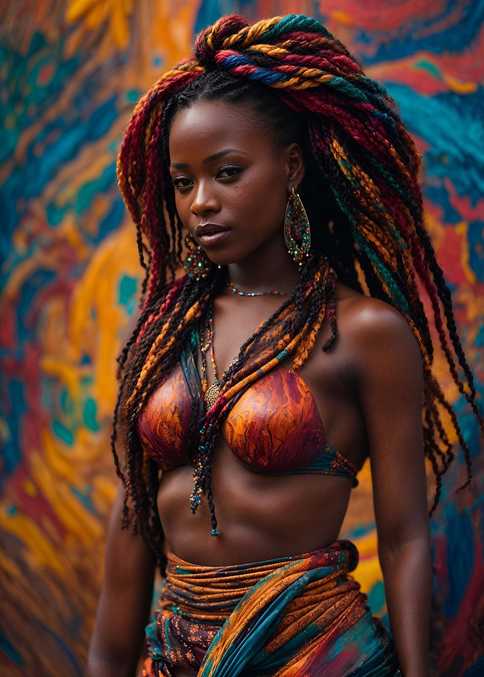 Colorful African