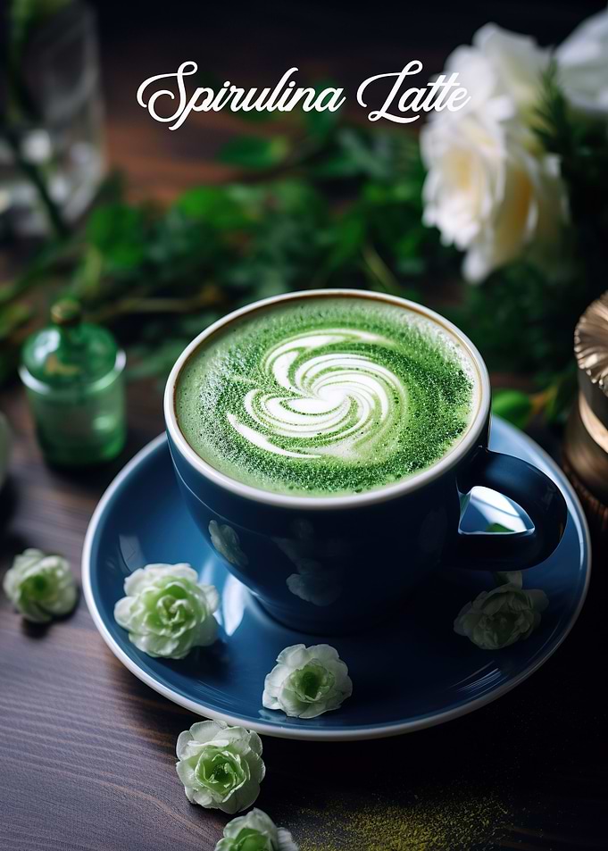 Spirulina Latte