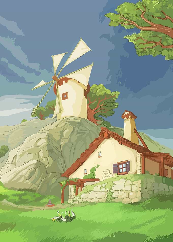 link on Hateno Village