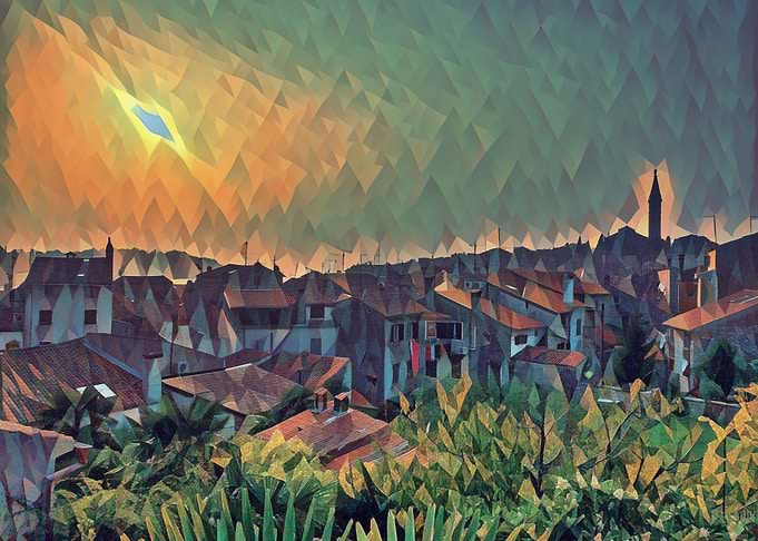 Rovinji at sunset