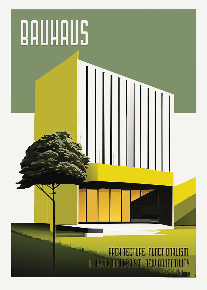 Bauhaus Modern Poster
