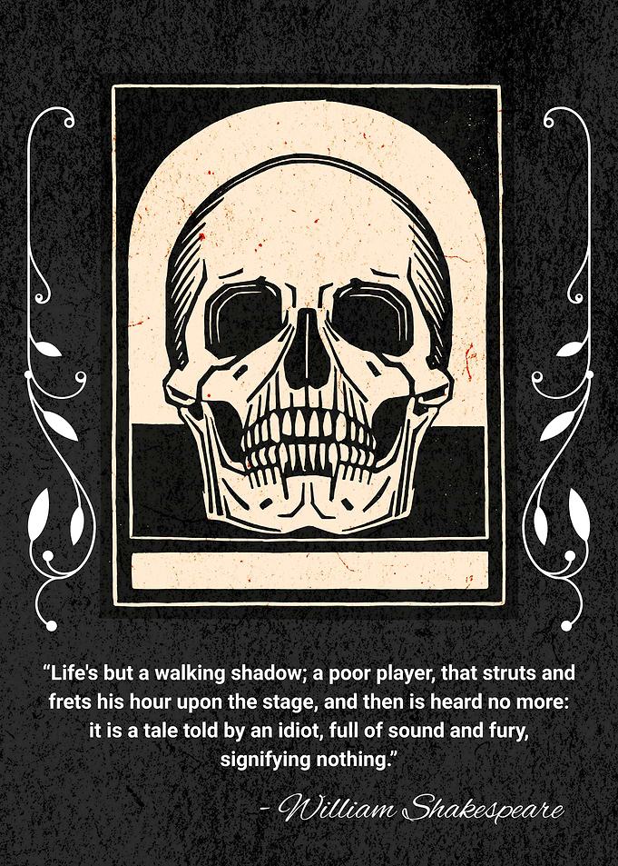 SHAKESPEARE SHADOW SKULL