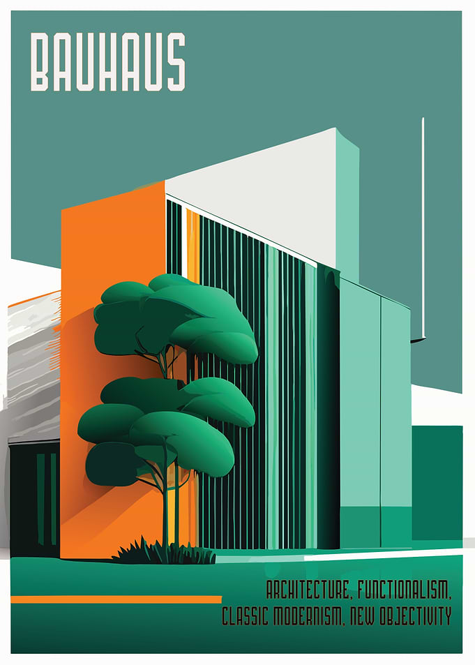 Bauhaus Modern Poster