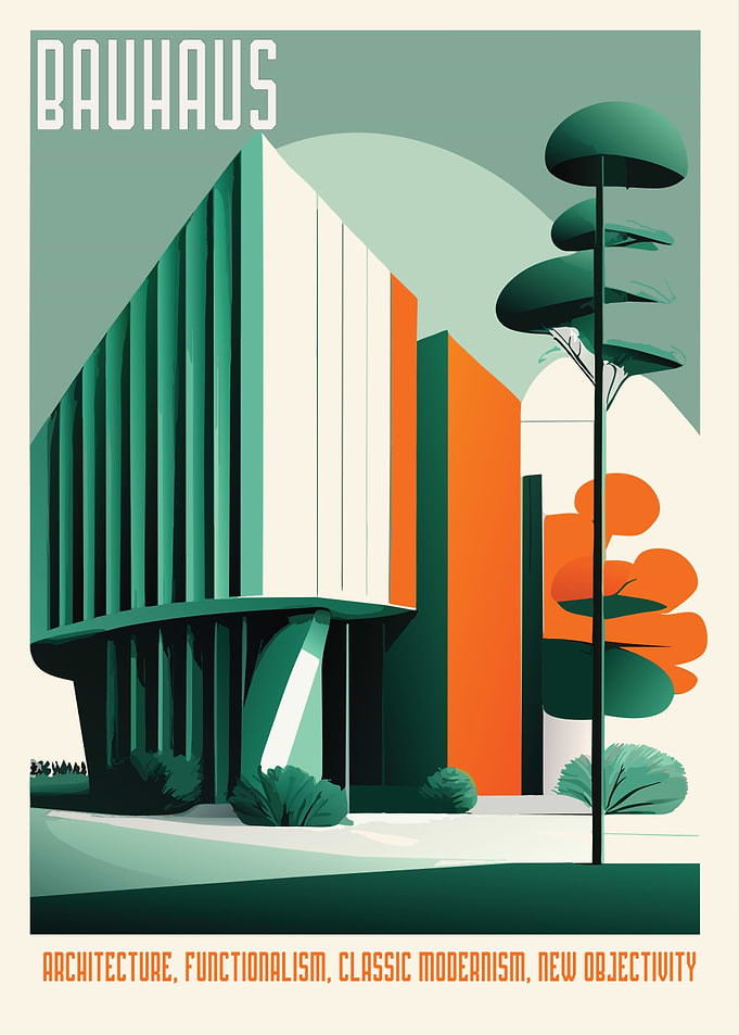 Bauhaus Modern Poster