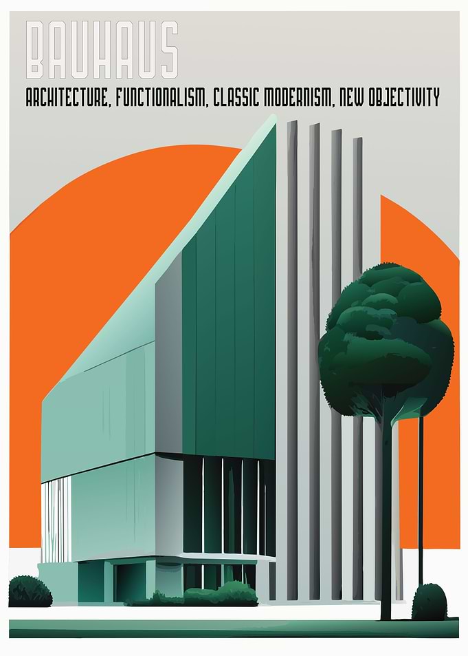 Bauhaus Modern Poster