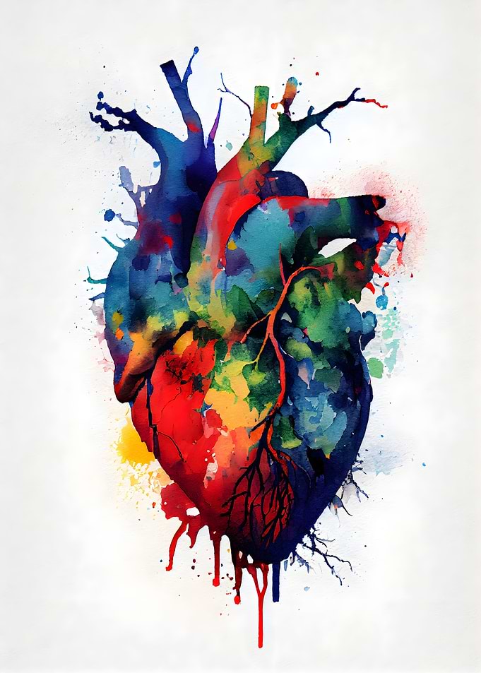 Anatomical Heart Poster