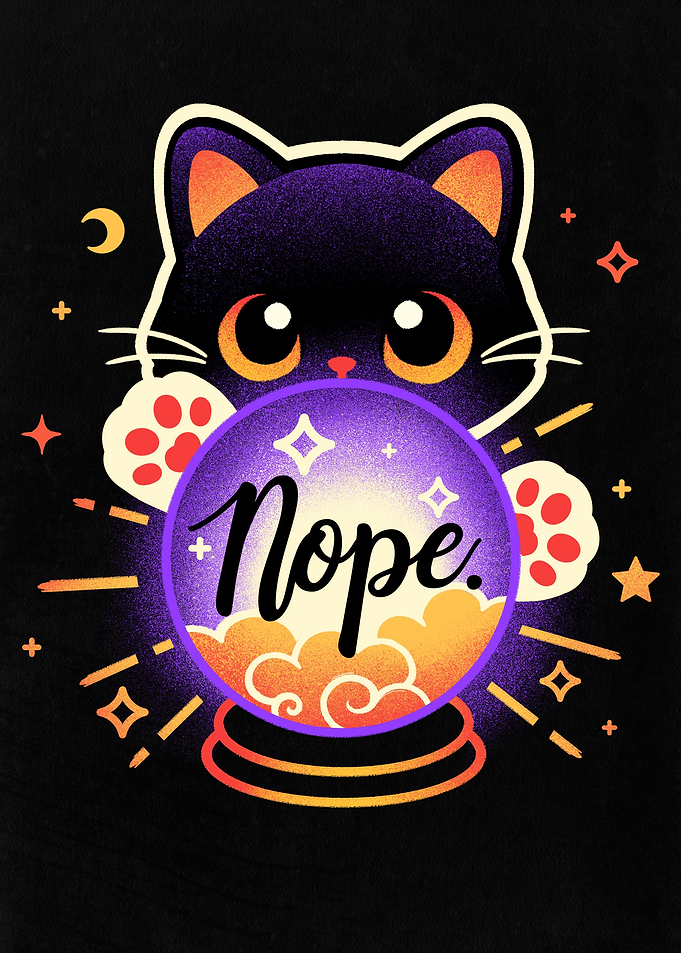 Cat crystal ball