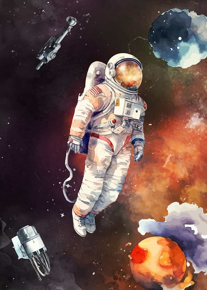 Astronaut in space