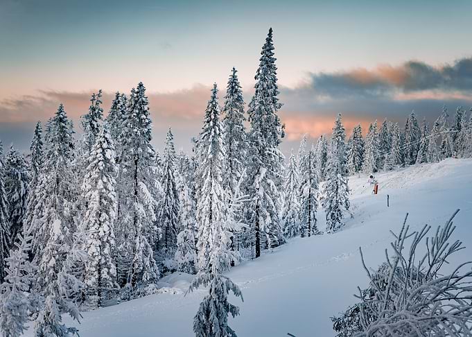 Snowy Slovak Mountains