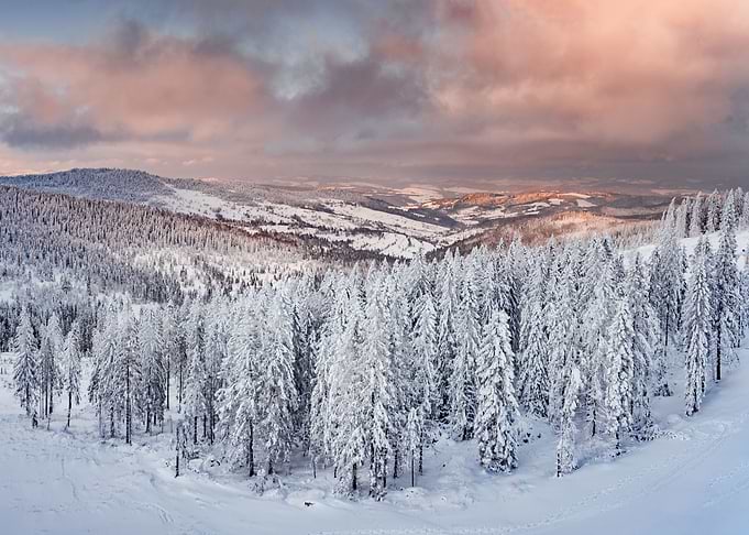 Winter Slovak Mountains