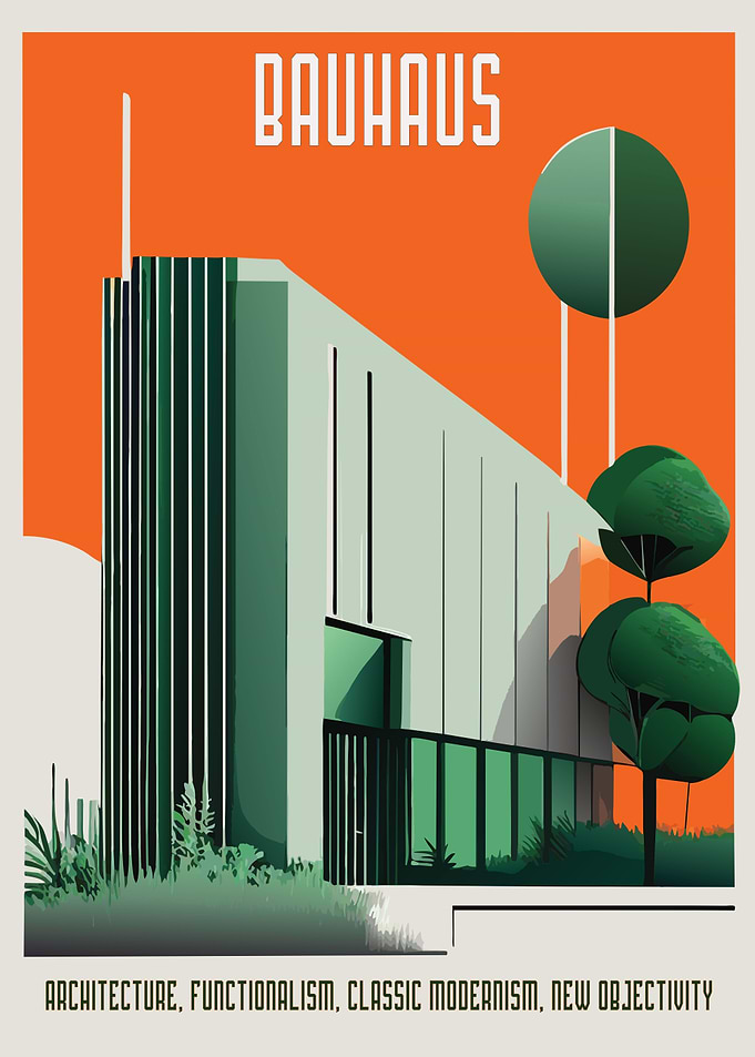 Bauhaus Modern Poster