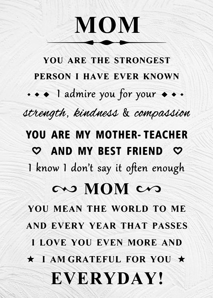 Mothers Day Gift for Mom