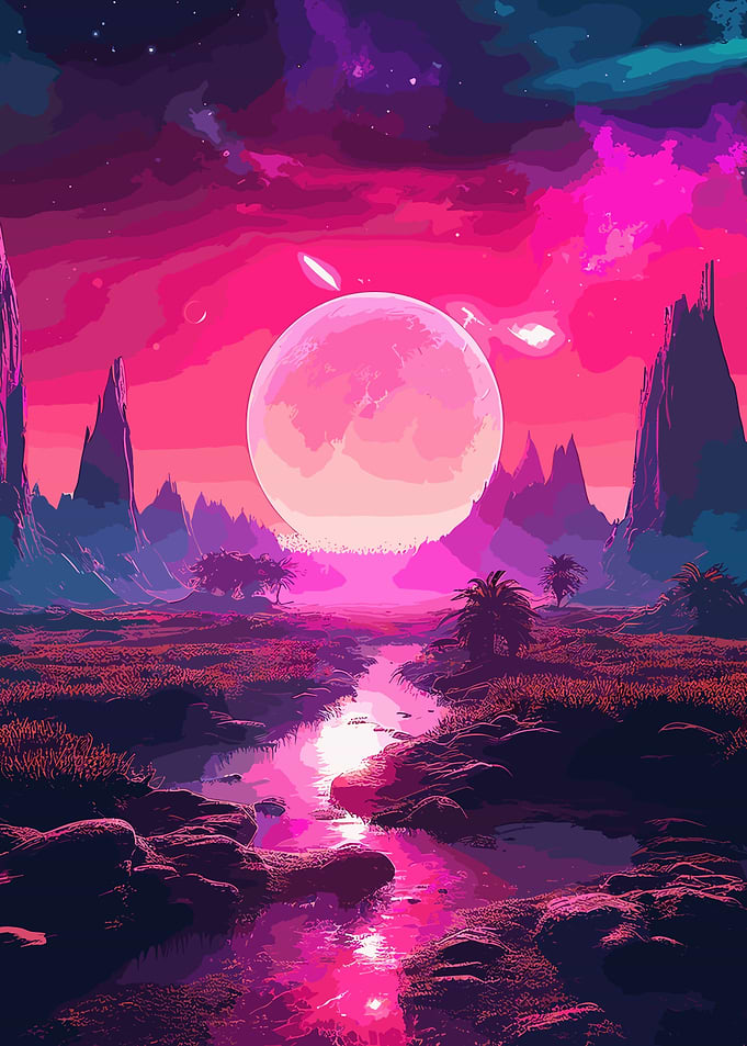 Planet Paradise Landscape