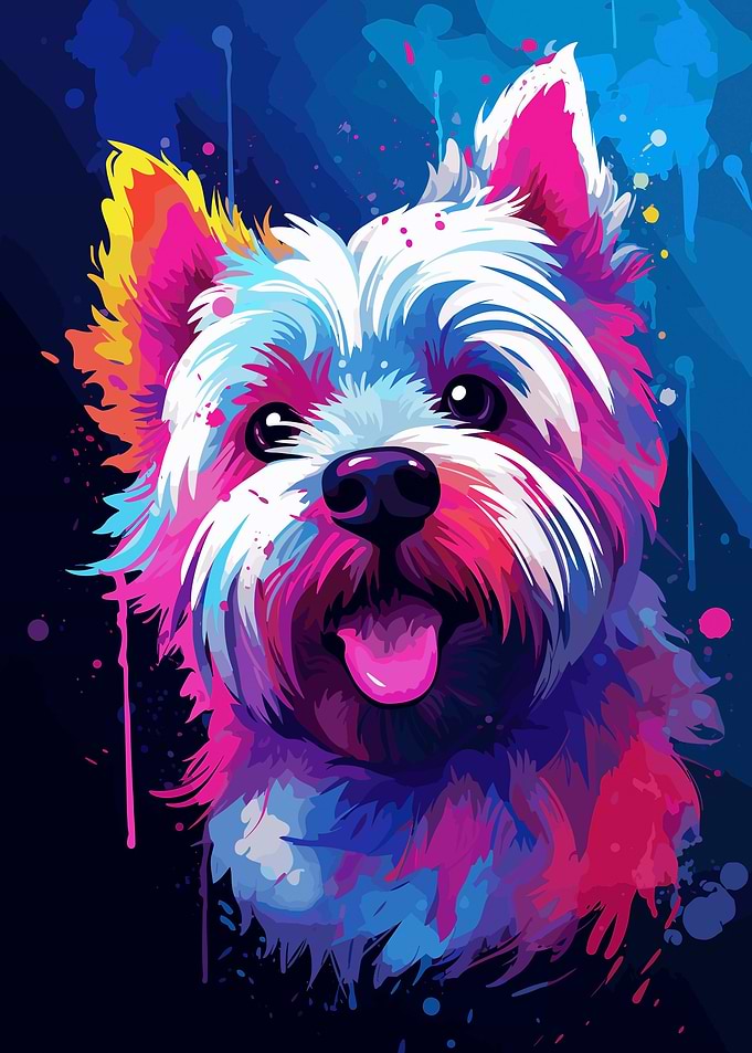 Westie Portret