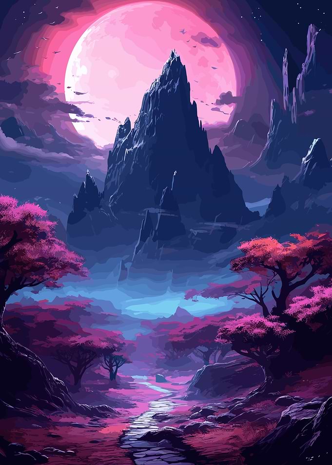 Cherry Blossom Japan Art