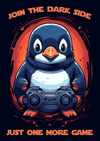 Penguin Gaming Funny