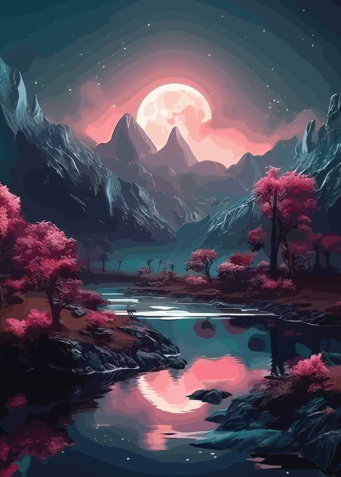 Cherry Blossom Japan Art