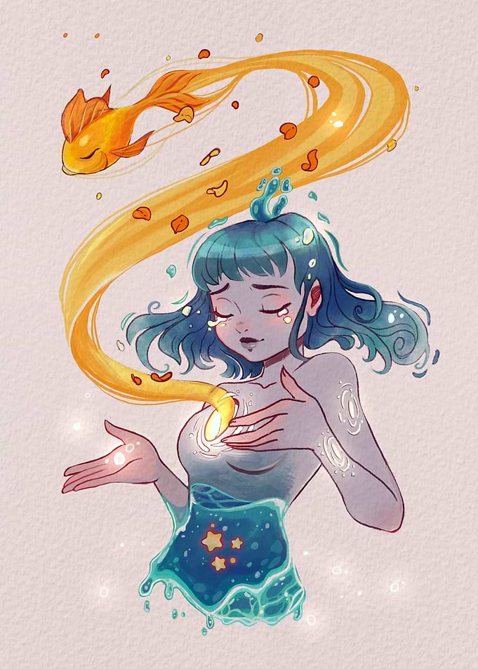 Anime Water Spirit