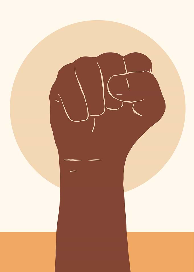 Black Life Matters Fist