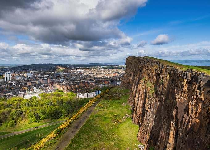 Hill View Of Edinburgh