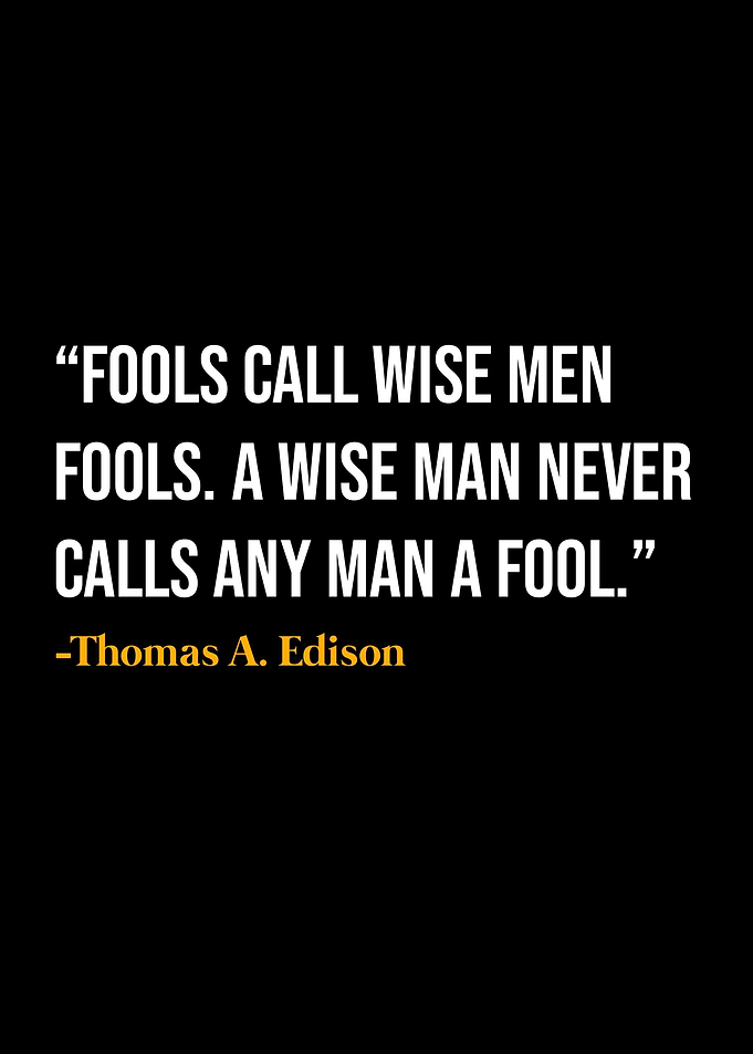 Thomas Edison Quote