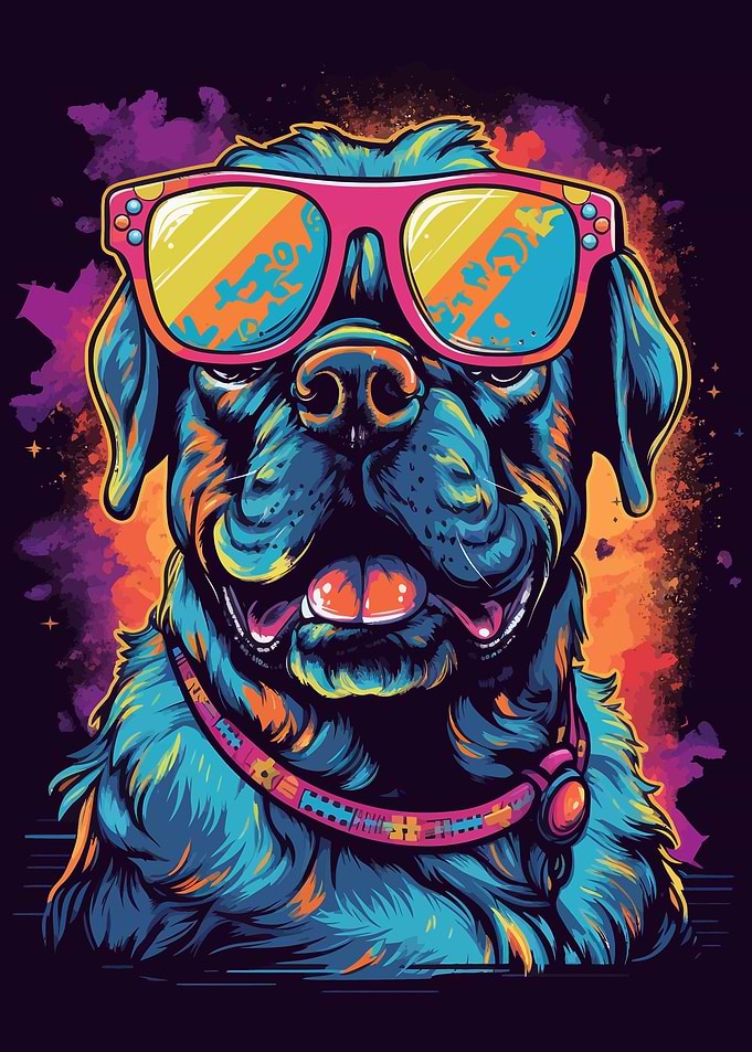 Animal Retro Dog