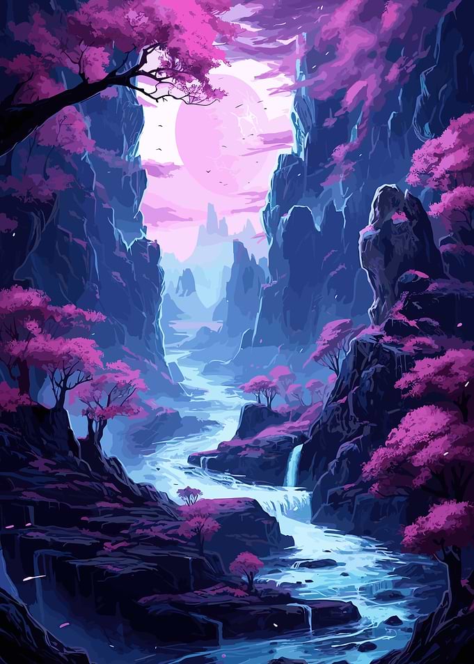 Cherry Blossom Japan Art