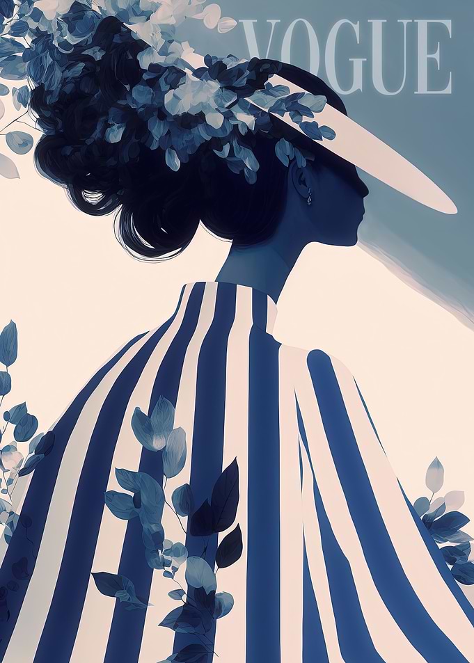 Vogue Lady in Blue