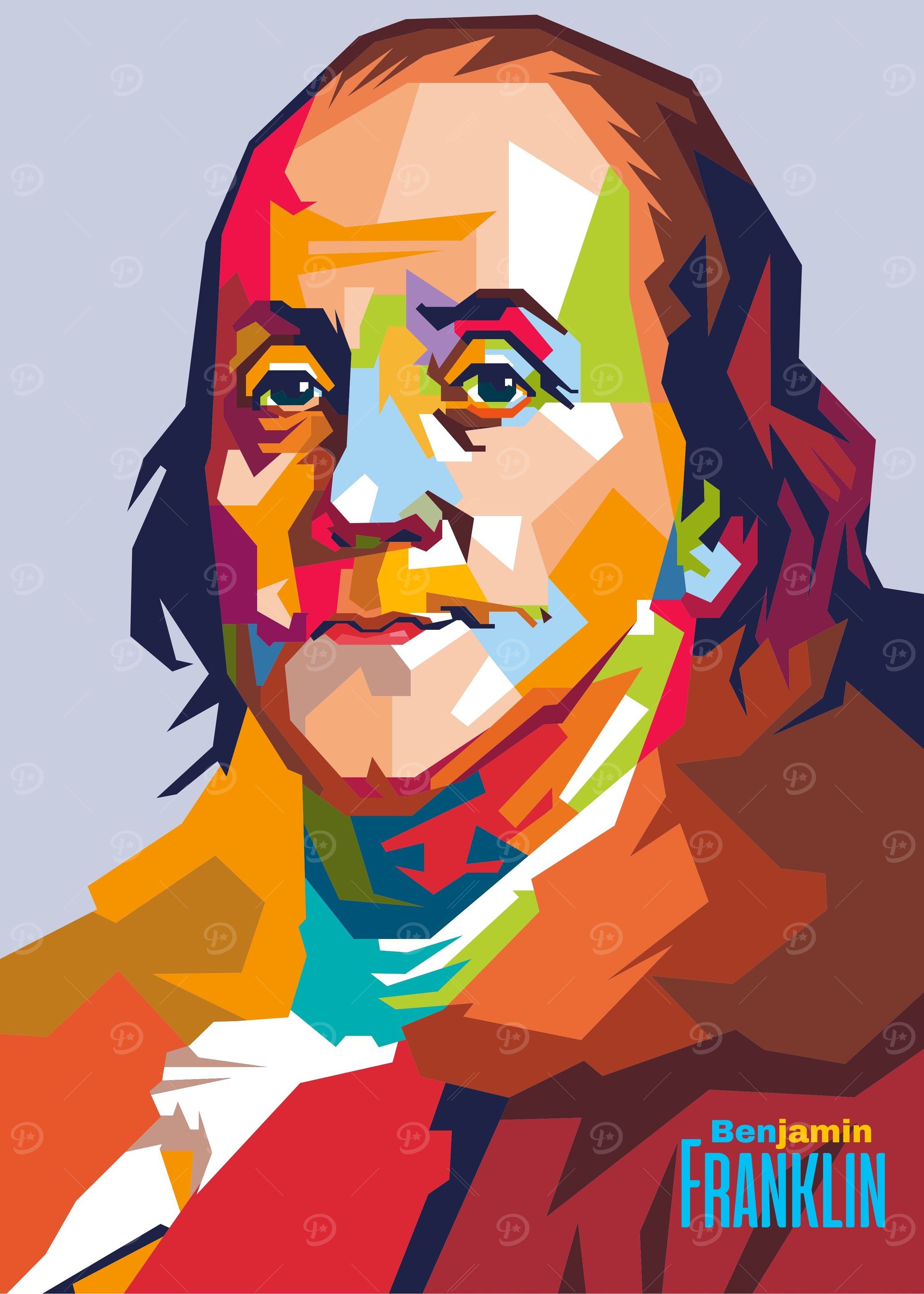 Benjamin Franklin Pop Art