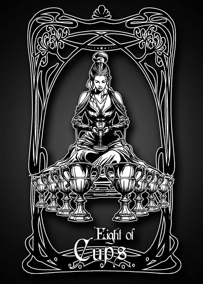 Tarot Eight of Cups