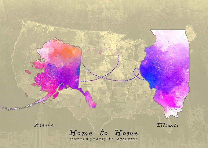 Alaska Illinois