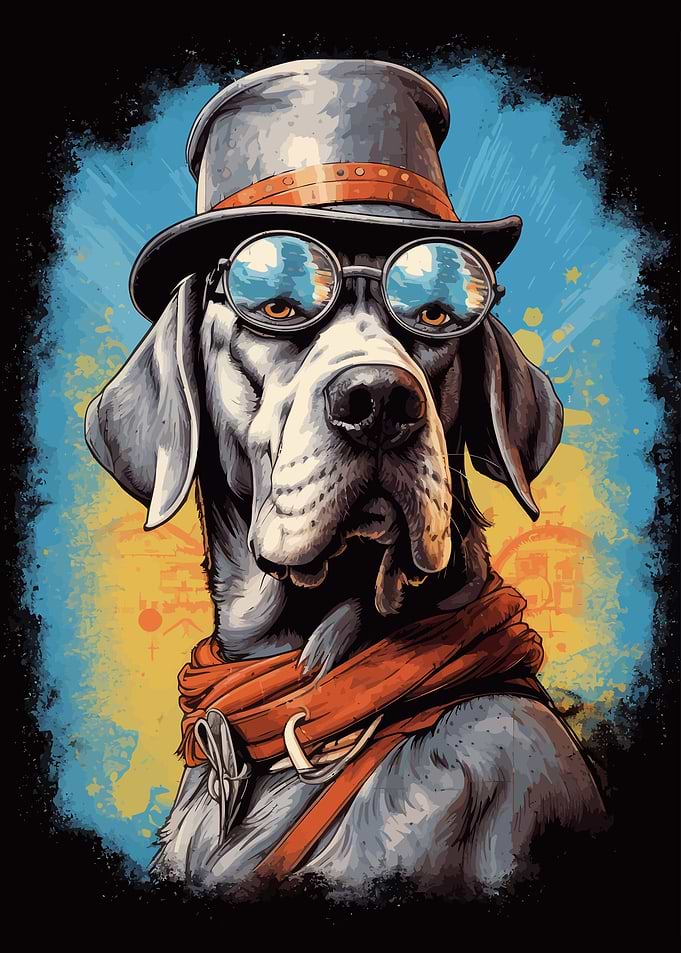 Animal Retro Dog