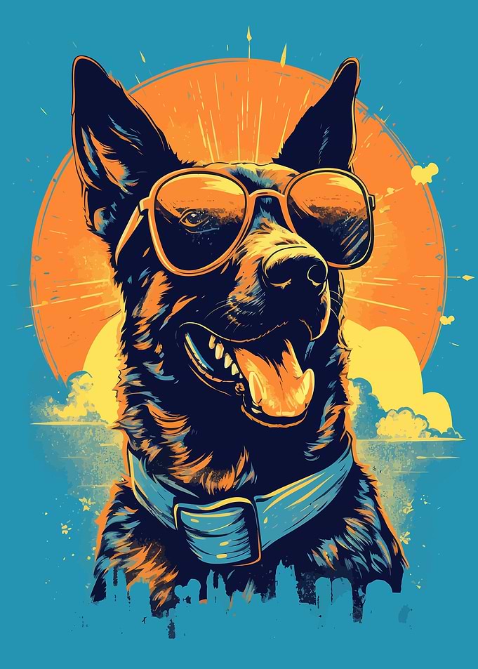 Animal Funky Dog