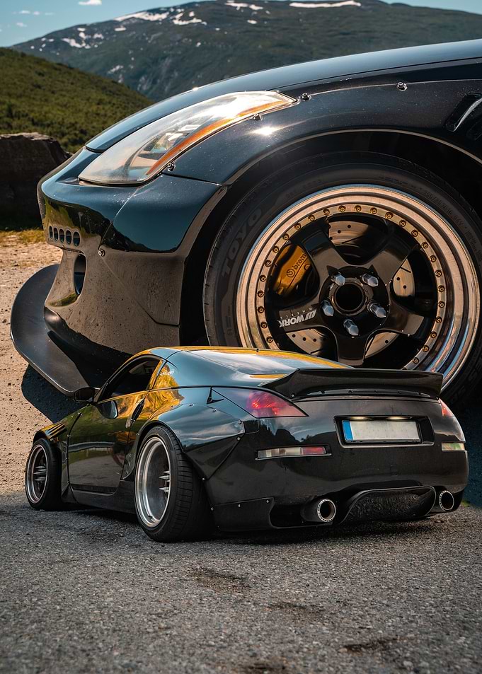 350z back view