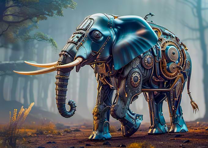 Mechanical elephant