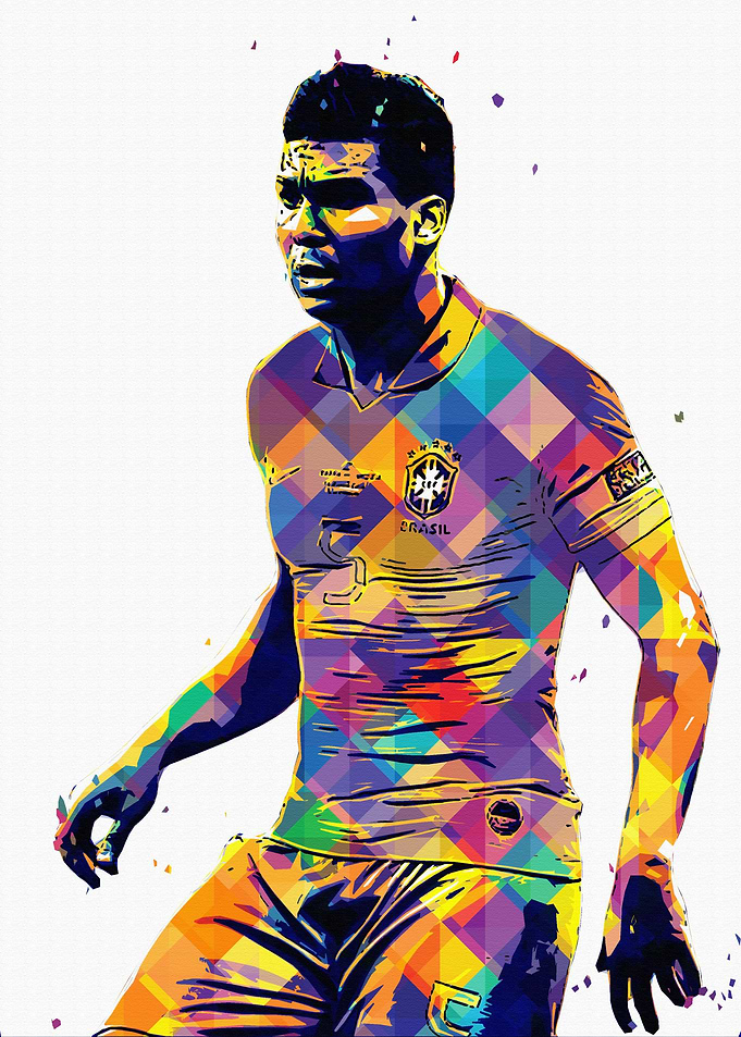 Casemiro Brazil Pop Art