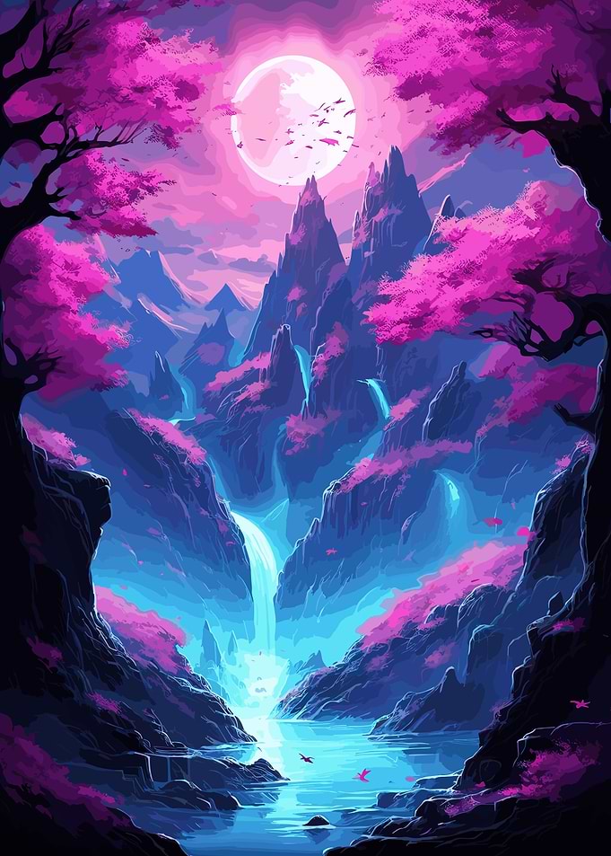 Cherry Blossom Japan Art