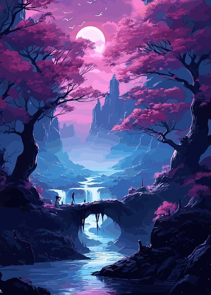 Cherry Blossom Japan Art
